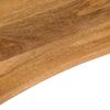 vidaXL Schreibtischplatte mit Aussparung 140x60x2,5cm Massivholz Mango