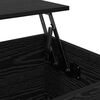vidaXL Nachttisch Schwarz Eichen-Optik 60 x 44,5 x 45 cm Holzwerkstoff