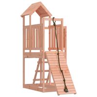 vidaXL Spielturm mit Kletterwand Massivholz Douglasie