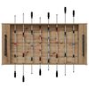 vidaXL Tischfu&szlig;balltisch Artisan-Eiche 125 x 60,5 x 80 cm
