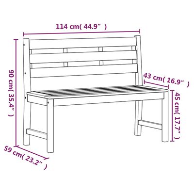 vidaXL 3-tlg. Garten-Essgruppe Massivholz Teak