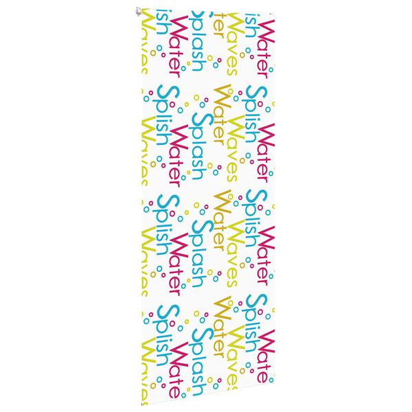 vidaXL Duschrollo 100x240 cm Stoffbreite 96 cm