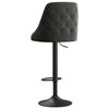 vidaXL Barhocker 2 Stk. Dunkelgrau Samt