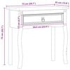 vidaXL Konsolentisch Wei&szlig; 73 x 35 x 73 cm Massives Kiefernholz