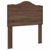 vidaXL Bettrahmen Braun Eichen-Optik 100 x 200 cm Holzwerkstoff