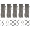 vidaXL Rankz&auml;une 5 Stk. Grau Massivholz Tanne 180x30 cm