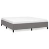 vidaXL Bettgestell ohne Matratze Dunkelgrau 160x200 cm Stoff