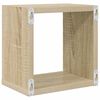 vidaXL W&uuml;rfelregale 4 Stk. Sonoma-Eiche 22x15x22 cm