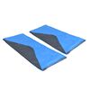 vidaXL Leichte Umschlag-Schlafs&auml;cke 2 Stk. Blau 1100g 10&deg;C