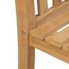 vidaXL 7-teiliges Garten-Ess-Set 140 x 80 cm Massivholz Teak