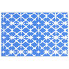 vidaXL Outdoor-Teppich ARAKIL Wei&szlig; und Blau 190x290 cm PP