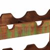 vidaXL Weinregal Braun 100 x 45 x 33 cm Massives Altholz