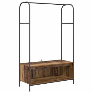 vidaXL Kleiderst&auml;nder Braun Eichen-Optik 100 x 44 x 160 cm