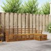 vidaXL Sofagarnituren 5 pcs Natur Massivholz Akazie