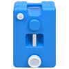 vidaXL Camping-Wassertank mit Rollen 25 L Blau