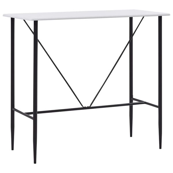 vidaXL 5-tlg. Bar-Set Kunstleder Schwarz
