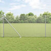 vidaXL Zaunpfosten Silber 10 x 1,4 m (12 x 12 mm Maschen) Stahl