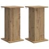 vidaXL Pflanzenst&auml;nder 2 pcs Artisan-Eiche 30,5 x 30 x 60,5 cm