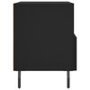 vidaXL Nachttische 2 Stk. Schwarz 40x35x47,5 cm Holzwerkstoff