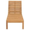 vidaXL Sonnenliege Massivholz Teak