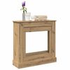 vidaXL Kaminumrandung Artisan-Eiche 90x30x90 cm Holzwerkstoff