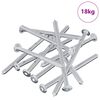 vidaXL Schraube 1000 pcs Silber M6 x 100 mm Stahl
