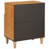 vidaXL Nachttisch mit T&uuml;r Hellbraun 50 x 33 x 62 cm Massivholz Akazie