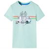 Kinder-T-Shirt Helles Minzgr&uuml;n 140