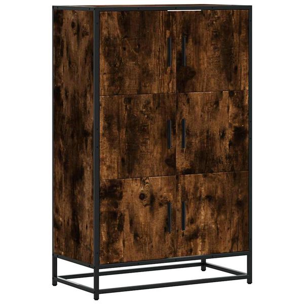 vidaXL Highboard R&auml;uchereiche 68x35x106,5 cm Holzwerkstoff Metall