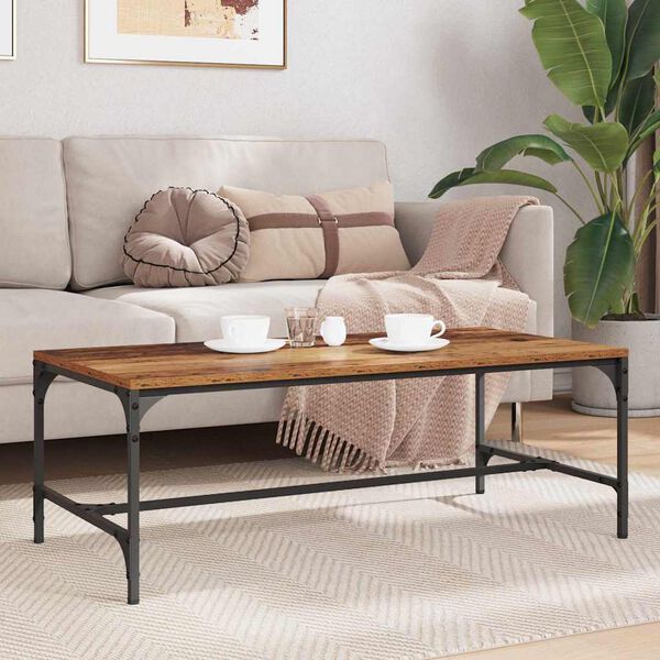 vidaXL Couchtisch Altholz 100 x 50 x 35 cm Holzwerkstoff