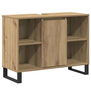 vidaXL Badezimmerschrank Artisan-Eiche 80 x 33 x 60 cm Holzwerkstoff