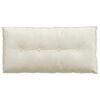 vidaXL R&uuml;ckenkissen Creme 100 x 50 cm Cordstoff