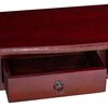 vidaXL Konsolentisch Braun 115 x 32 x 75,5 cm Massives Mahagoni Holz