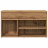 vidaXL Schuhbank Artisan-Eiche 80x30x45 cm Holzwerkstoff