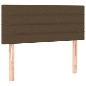 vidaXL Kopfteil Dunkelbraun 90x5x78/88 cm Stoff