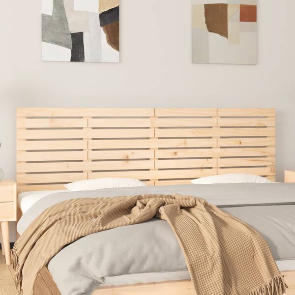 vidaXL Wand-Kopfteil 206x3x63 cm Massivholz Kiefer