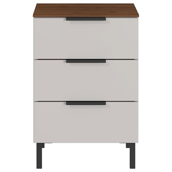 Germania Nachttisch GW-California 41x40x60 cm Kaschmir und Walnuss