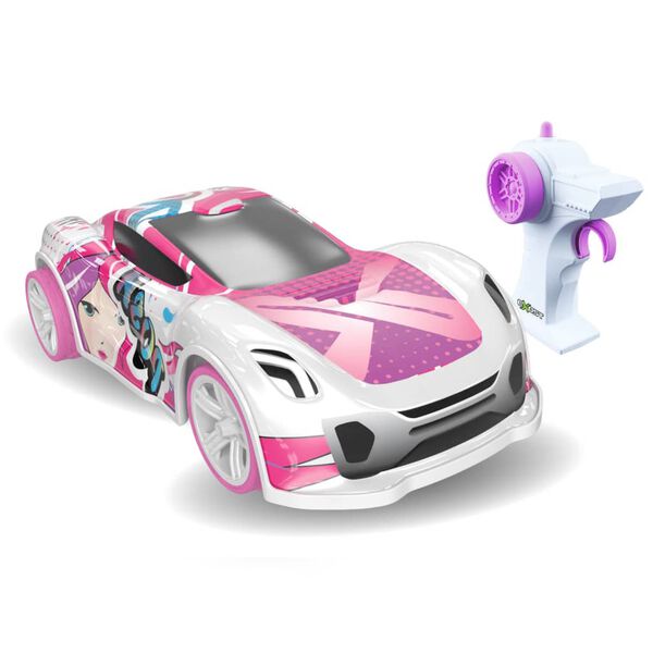 Exost Funkgesteuertes Spielzeug-Rennauto Lighting Amazone Rosa 1:14