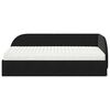 vidaXL Eckbettgestell mit Matratze mit Kopfteil 2 pcs Schwarz Samt