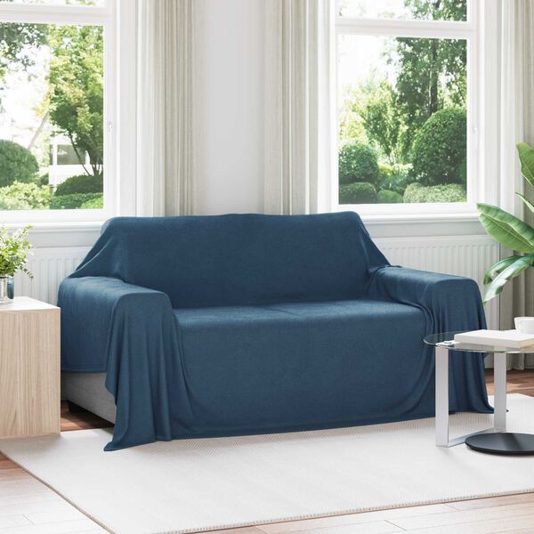 vidaXL Wohndecken 6 pcs Marineblau 280 x 210 cm Fleece