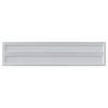 vidaXL Wandregale 2 Stk. 100x23,5x3 cm Silbern Edelstahl