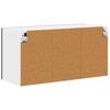 vidaXL K&uuml;chenschrank Kalmar Schwarz 80 x 31 x 40 cm Holzwerkstoff