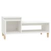 vidaXL Couchtisch Wei&szlig; 100x50x45 cm Holzwerkstoff