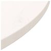 vidaXL Tischplatte Weiß Ø70x2,5 cm Massivholz Kiefer