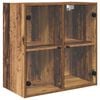 vidaXL Wandschrank 68 x 37 x 68,5 cm Holzwerkstoff Altholz