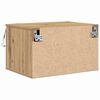 vidaXL Wandmontiertes Nachttischchen 2 pcs Artisan-Eiche Holzwerkstoff