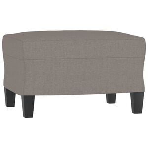 vidaXL Fu&szlig;hocker Taupe 60x50x41 cm Stoff