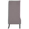 vidaXL Hoher R&uuml;cken Sofa 101cm Taupe Stoff