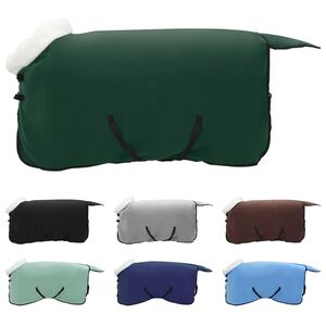 vidaXL Pferdedecke Dunkelgr&uuml;n 95 cm Polarfleece