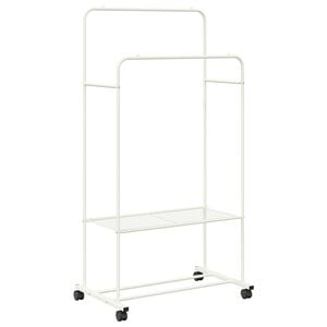 vidaXL Kleiderst&auml;nder Wei&szlig; 80 x 53 x 156 cm